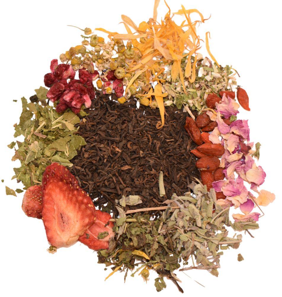 Photo du thé Pu Erh Yunnan Bio en feuilles entières-MyOwnTEa
